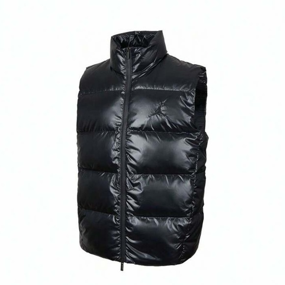 NWT Nike Therma Fit Air Jordan Flight Down Puffer‎ Vest Black Mens FV7273-010 - Picture 6 of 12